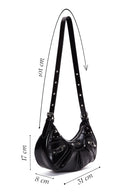 Women's Black Faux Leather Shoulder Bag | Derimod