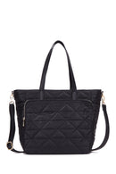 Women's Black Fabric Shoulder Bag | Derimod