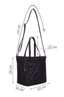 Women's Black Fabric Shoulder Bag | Derimod