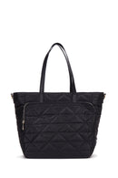 Women's Black Fabric Shoulder Bag | Derimod