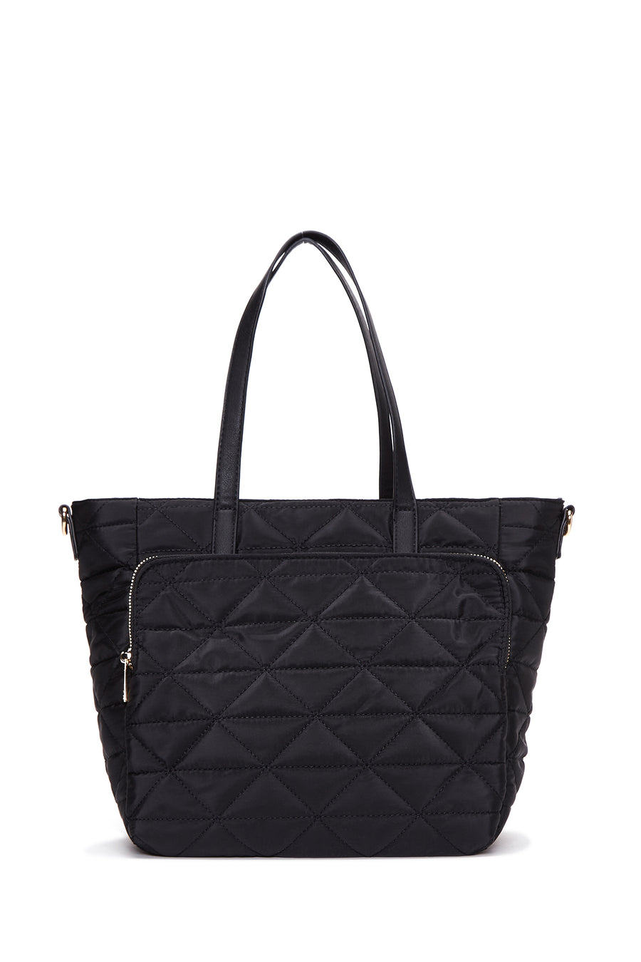Women's Black Fabric Shoulder Bag