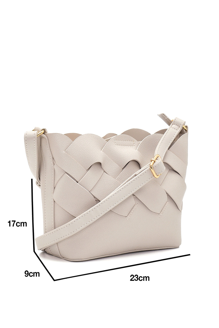 Women's Braided Crossbody Bag
