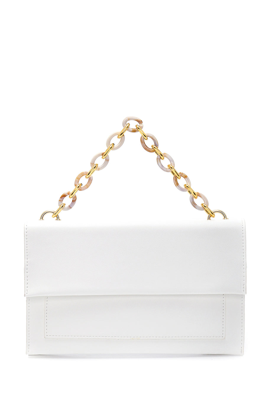 Women's White Portfolio Bag
