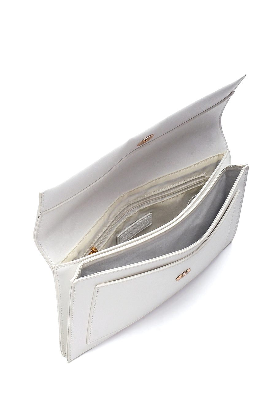 Women's White Portfolio Bag