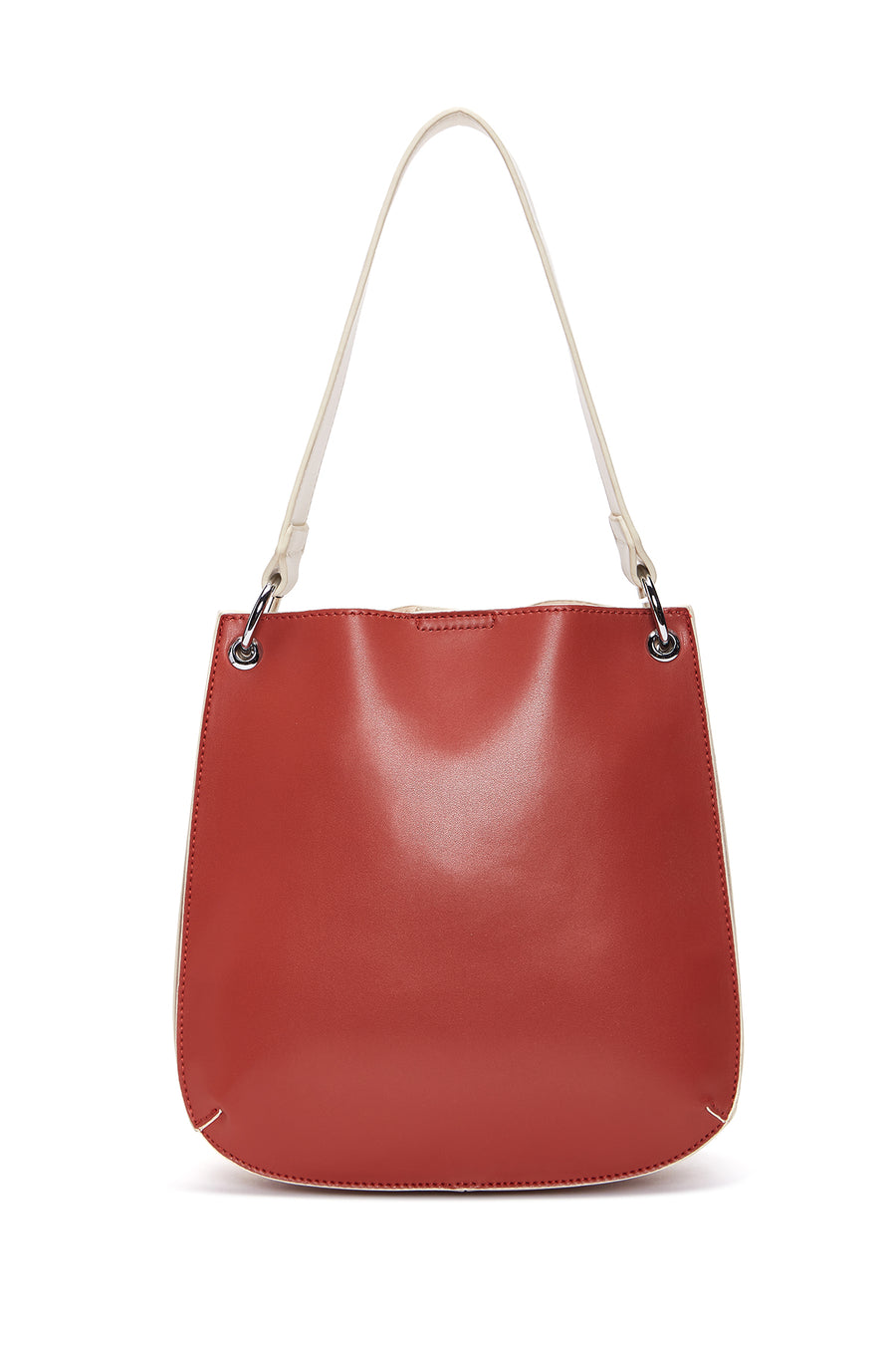 Women's Beige Double Color Shoulder Bag