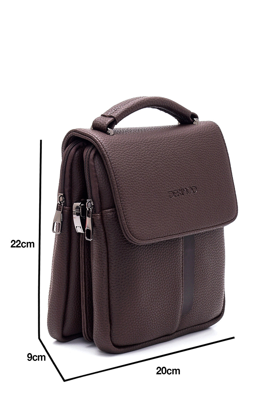 Men's Brown Messenger Bag