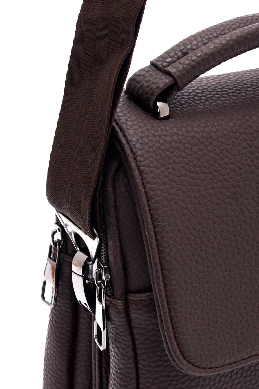 Men's Brown Messenger Bag