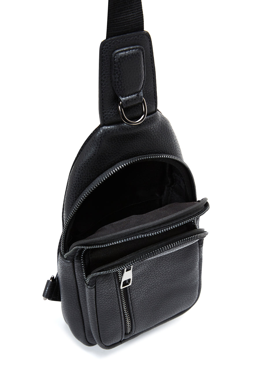 Men's Black Crossbody Bag