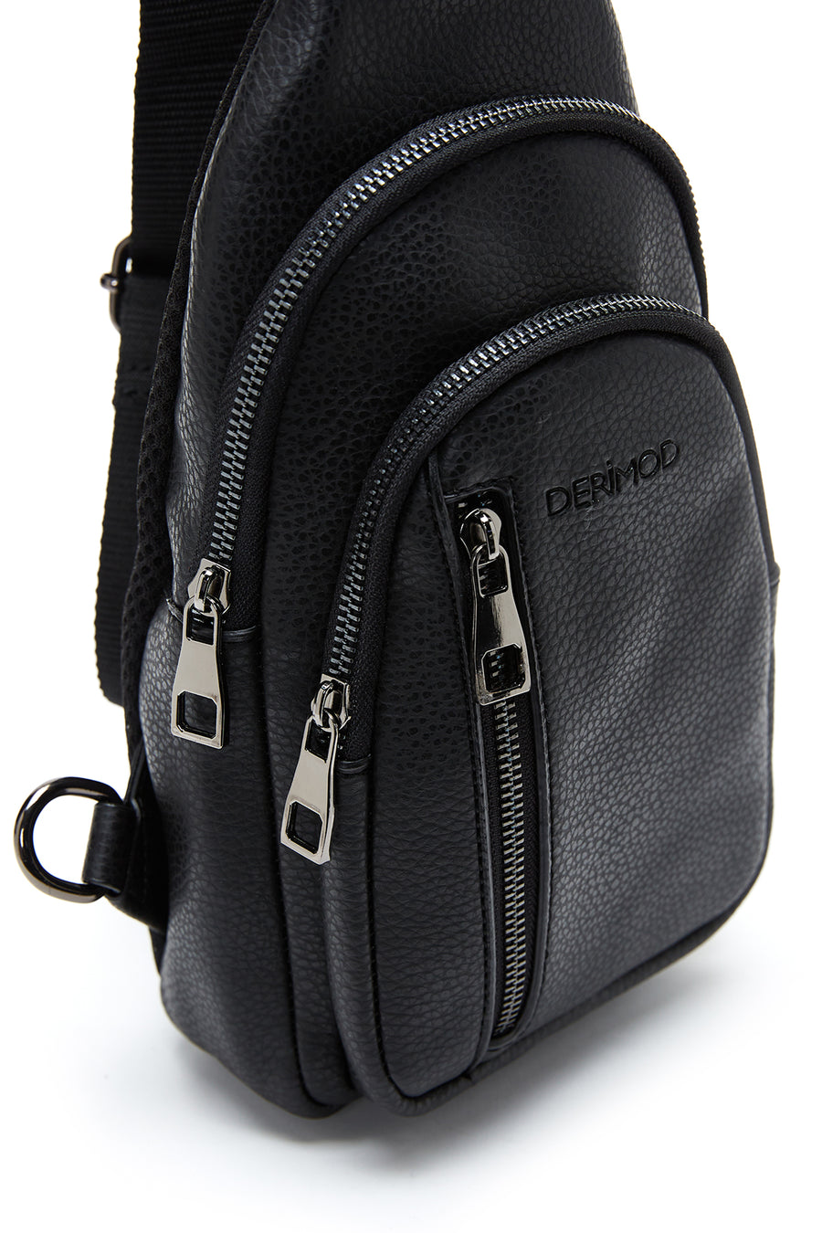 Men's Black Crossbody Bag