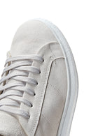 Women's Leather Suede Sneaker | Derimod