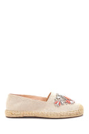 Women's Beige Stone Espadrille | Derimod