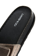 Women's Metallic Slippers | Derimod
