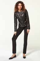Luna Women's Leather Jacket | Derimod