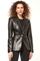 Gısele Women's Leather Jacket | Derimod