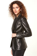 Gısele Women's Leather Jacket | Derimod