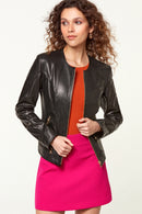 Florence Women's Leather Jacket | Derimod