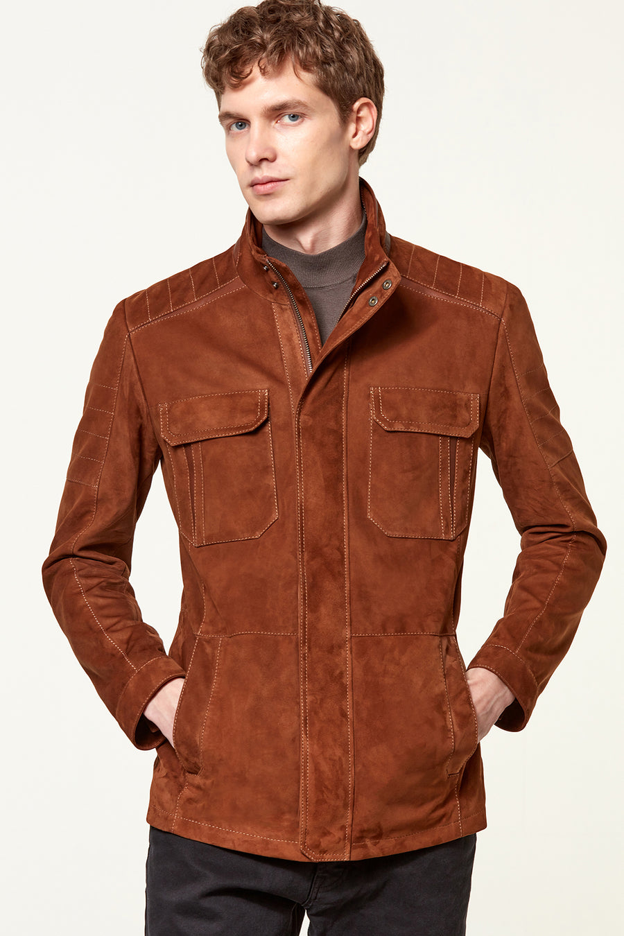 Alves Men's Suede Leather Jacket