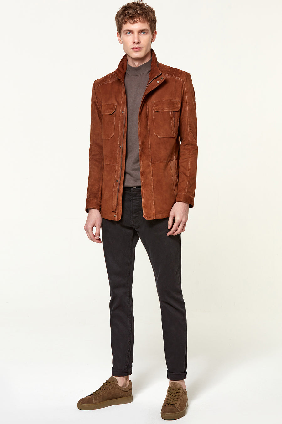 Alves Men's Suede Leather Jacket