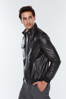 Marcelo Men's Leather Coat | Derimod