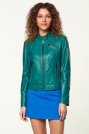 Sonia Women's Leather Jacket | Derimod