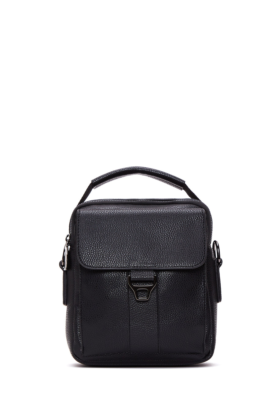 Men's Black Messenger Bag
