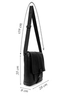 Men's Black Messenger Bag | Derimod