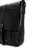 Men's Black Messenger Bag | Derimod
