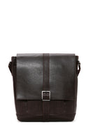Men's Brown Messenger Bag | Derimod