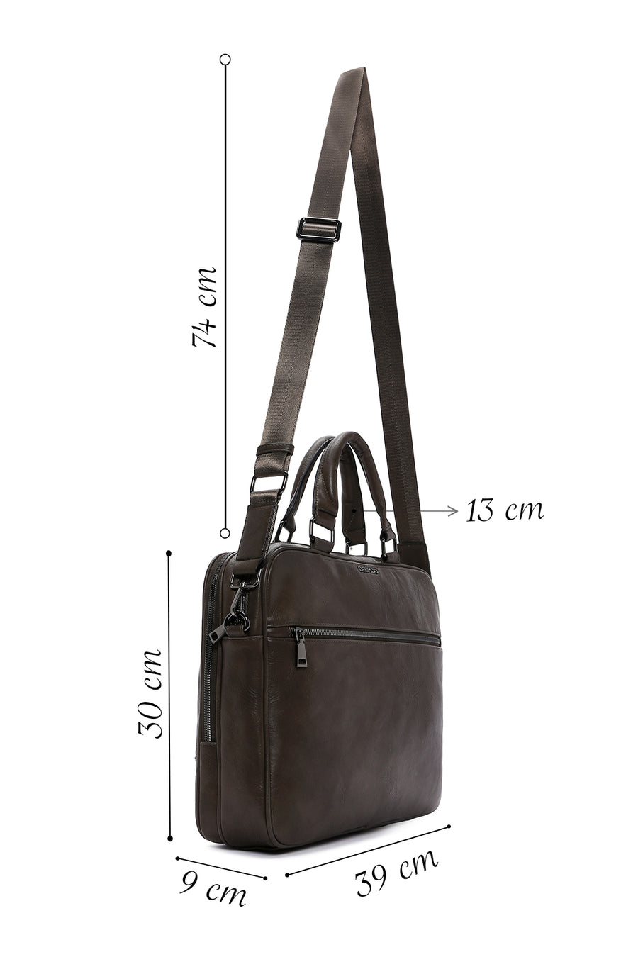Men's Brown Briefcase