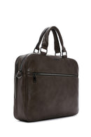 Men's Brown Briefcase | Derimod