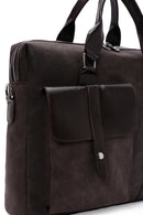 Men's Brown Briefcase | Derimod