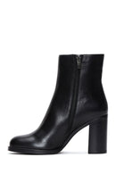 Women's Leather Heeled Boots | Derimod