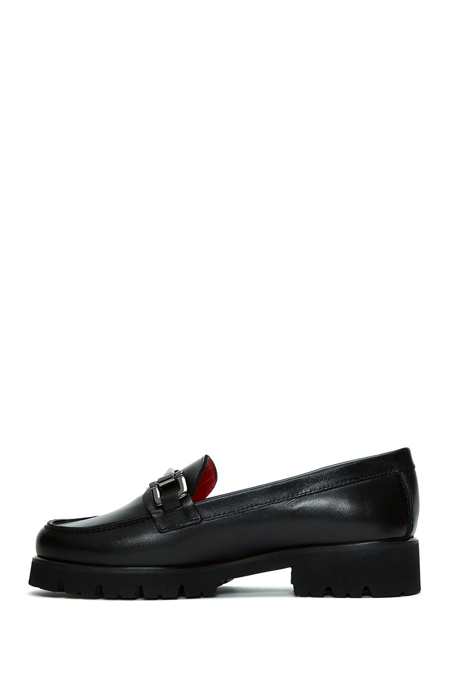 Women's Leather Buckle Loafer
