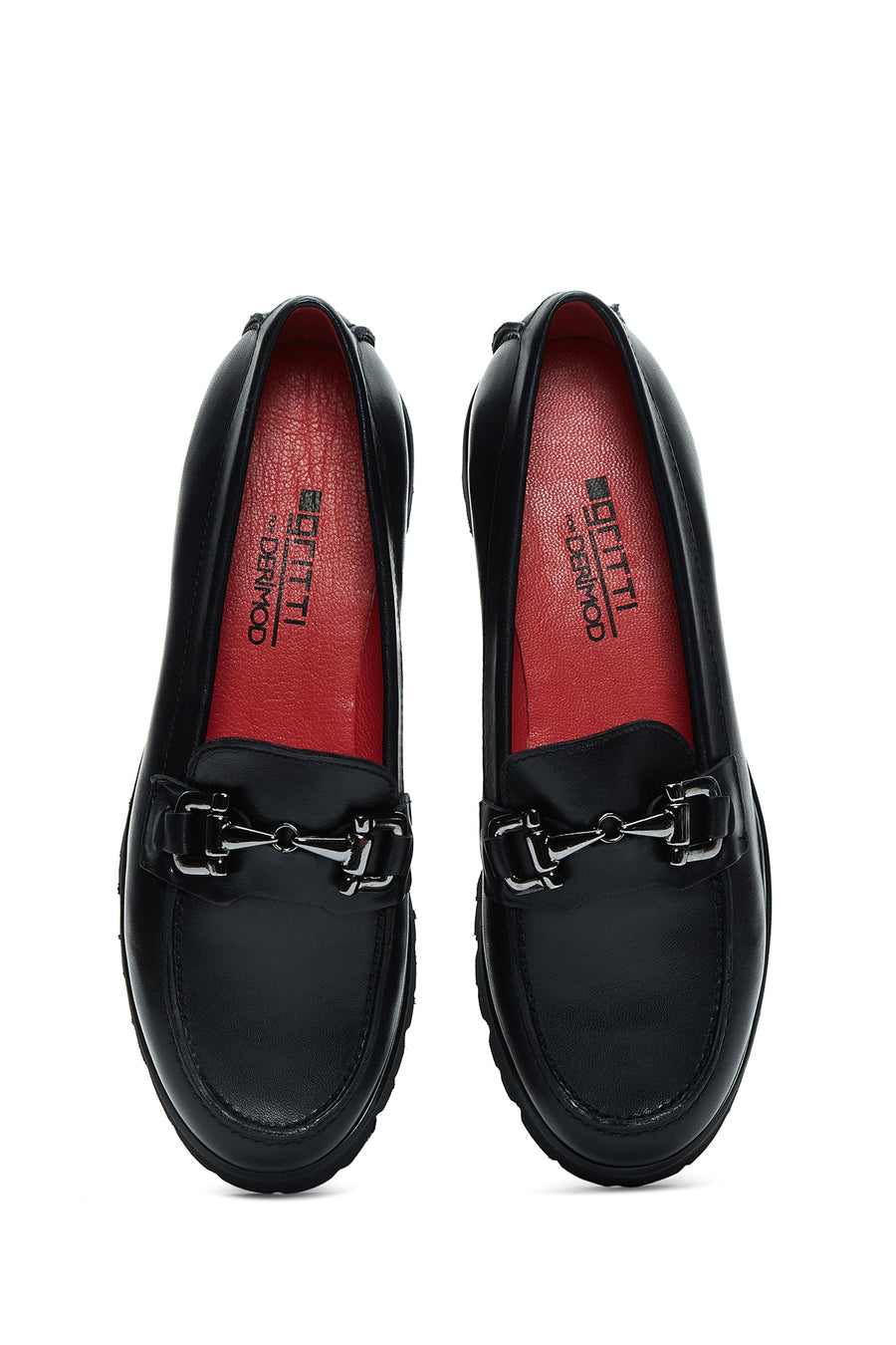 Women's Leather Buckle Loafer