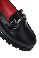 Women's Leather Buckle Loafer | Derimod