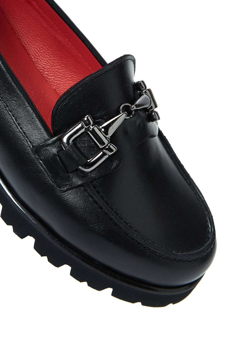 Women's Leather Buckle Loafer
