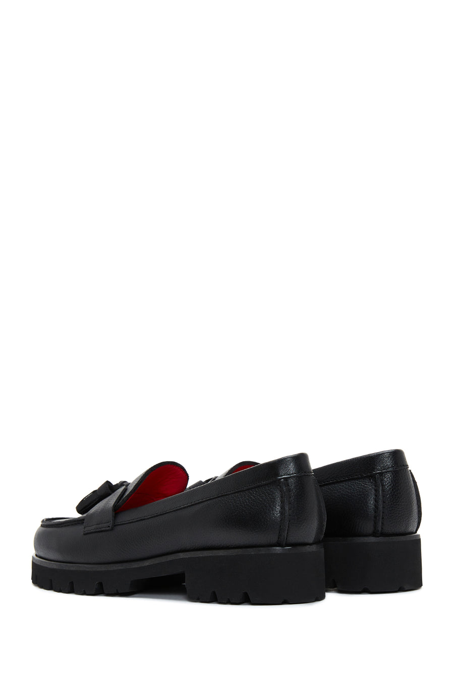 Women's Black Leather Loafer