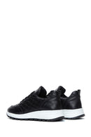 Women's Leather Quilted Sneaker | Derimod