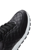 Women's Leather Quilted Sneaker | Derimod
