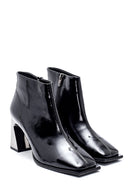 Women's Patent Leather Heeled Boots | Derimod