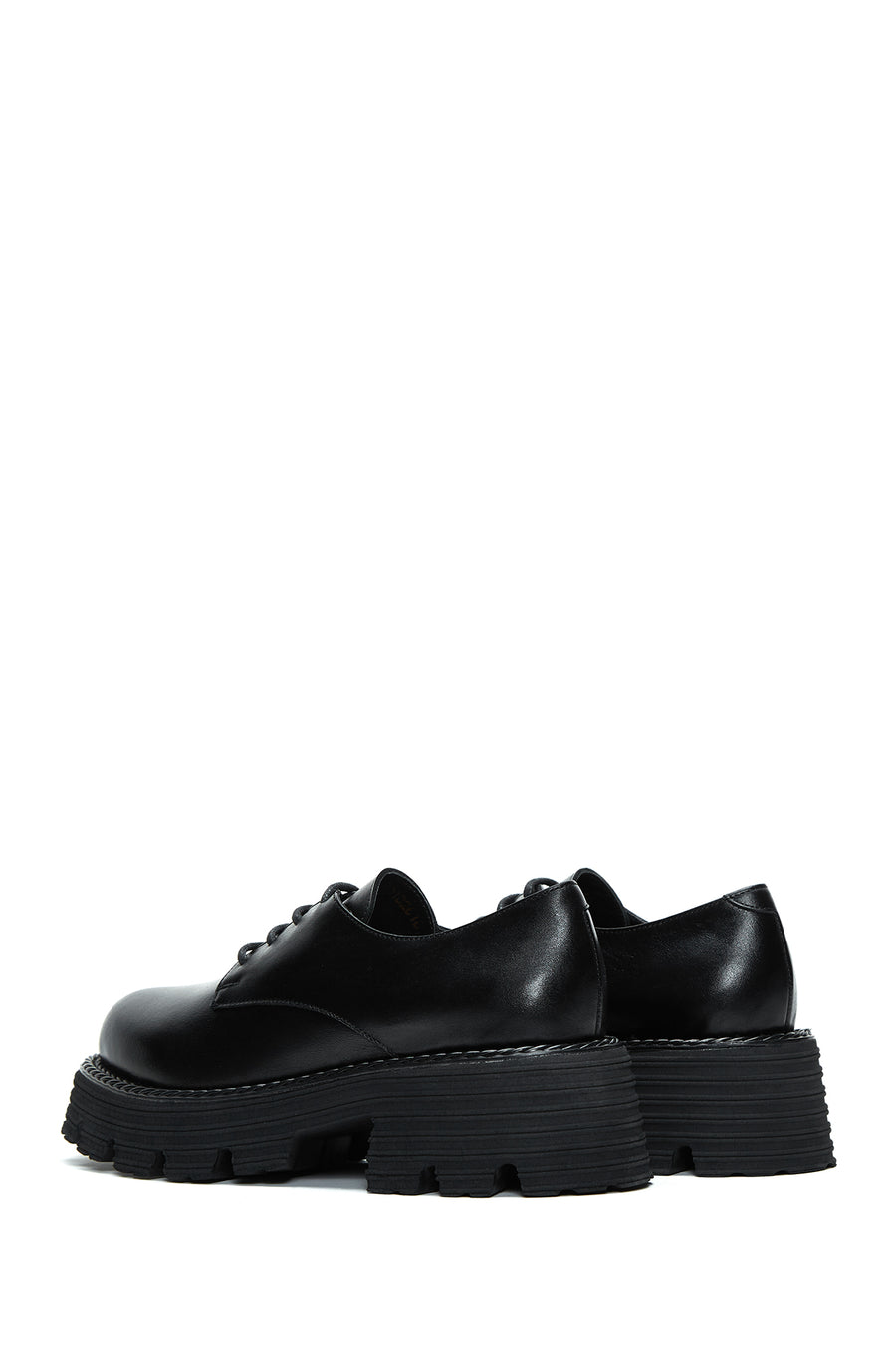 Women's Black Thick Soled Casual Shoes