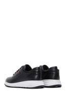 Men's Black Leather Sneaker | Derimod