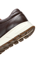 Erkek Kahverengi Deri Sneaker | Derimod