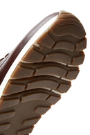 Erkek Kahverengi Deri Sneaker | Derimod