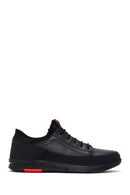 Men's Leather Suede Detailed Sneaker | Derimod