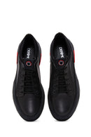 Men's Leather Suede Detailed Sneaker | Derimod