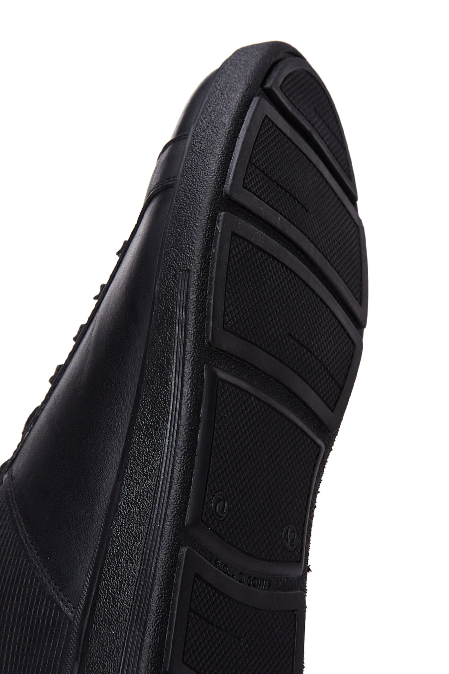 Erkek Deri Siyah Casual Sneaker