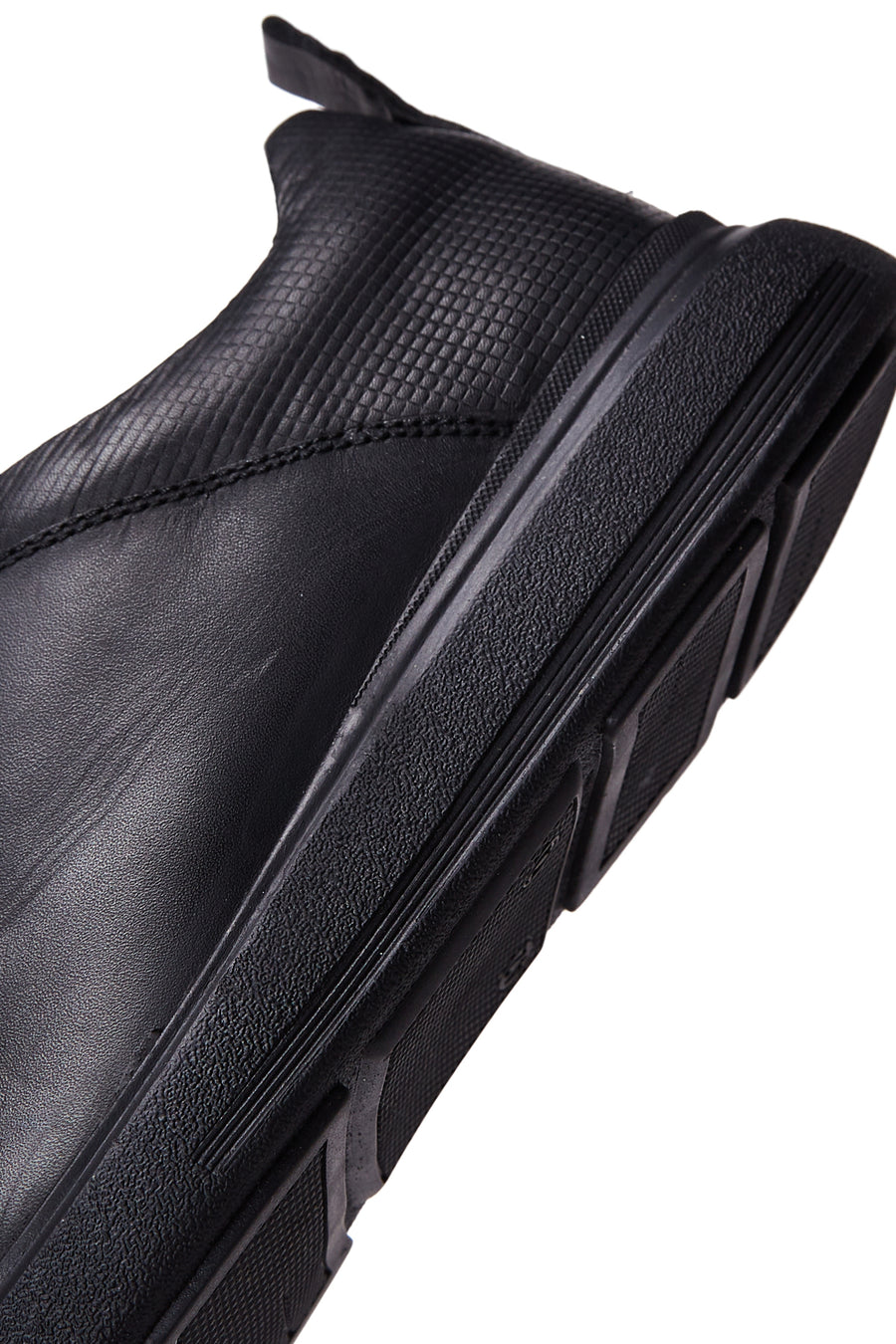 Erkek Deri Siyah Casual Sneaker