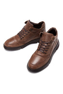 Men's Leather Short Casual Boots | Derimod