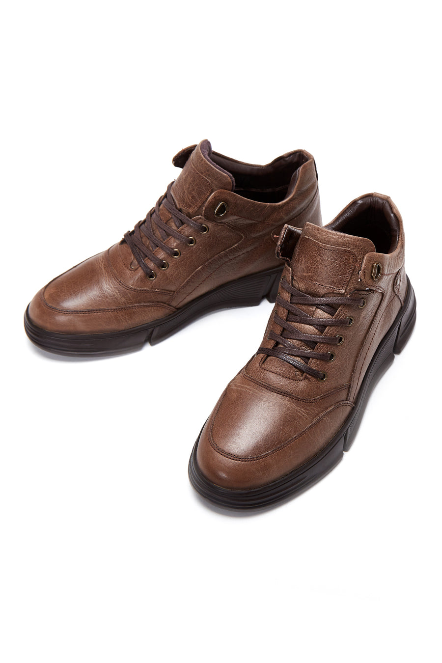 Men's Leather Short Casual Boots